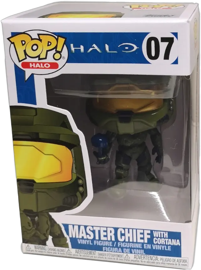 Pop Halo 07 Master Chief With Cortana Vinyl Figure Outpost Discovery Master Chief Funko Png Master Chief Helmet Png