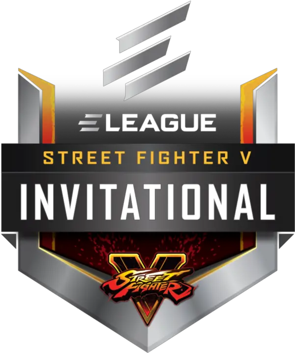 Street Fighter Tournament Logo Eleague Street Fighter V Invitational Png Street Fighter Logo Png