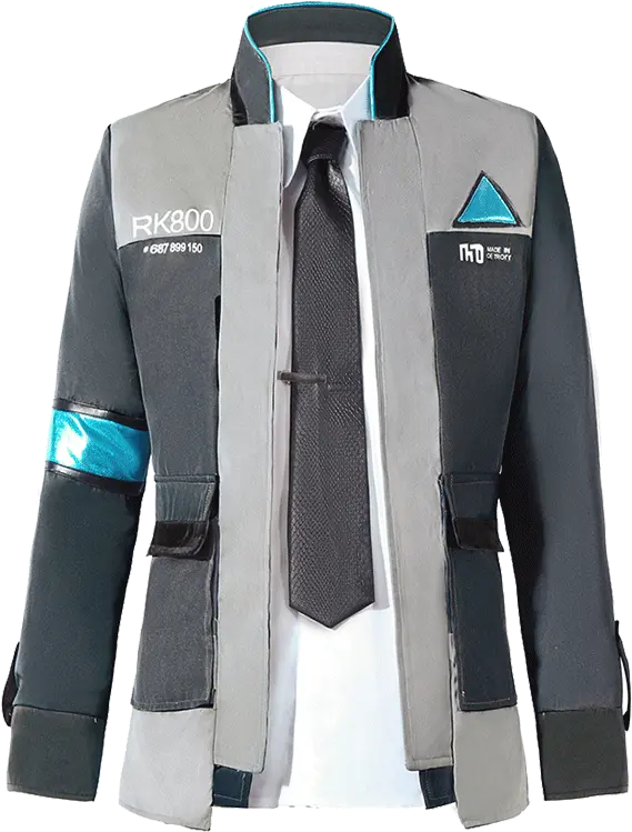 Game Detroit Become A Human Role Playing Costume Connor Detriot Become Human Conor Cosplay Png Detroit Become Human Png