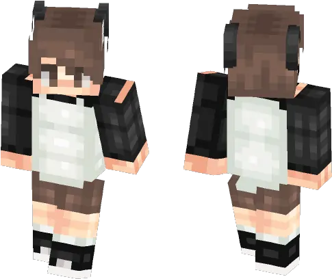 Download Another Skin With Cat Ears Minecraft For Minecraft Skin Chibi Girl Png Cat Ears Transparent