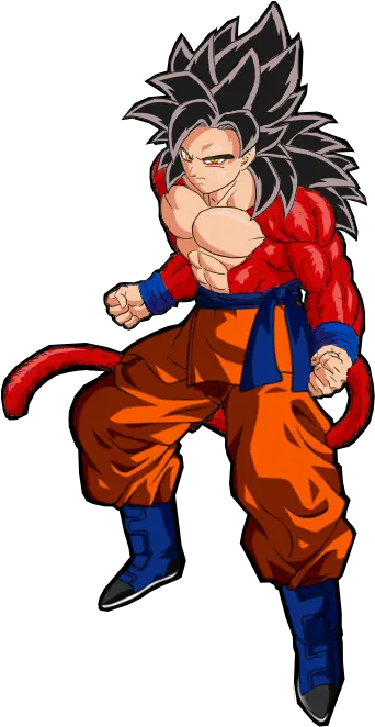 Goku Extra Trajes Y Transformación Para Dragon Ball Z Goku Super Saiyan 4 Ascended Png Goku Png