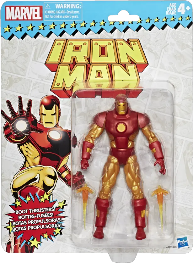 Iron Man Marvel Legends Super Heroes Vintage 6inch Figures Wave 1 Marvel Legends Iron Man Vintage Png Iron Man Comic Png