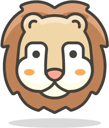 Lion Face Free Icon Of 780 Vector Emoji Icone Leao Png Lion Icon Png
