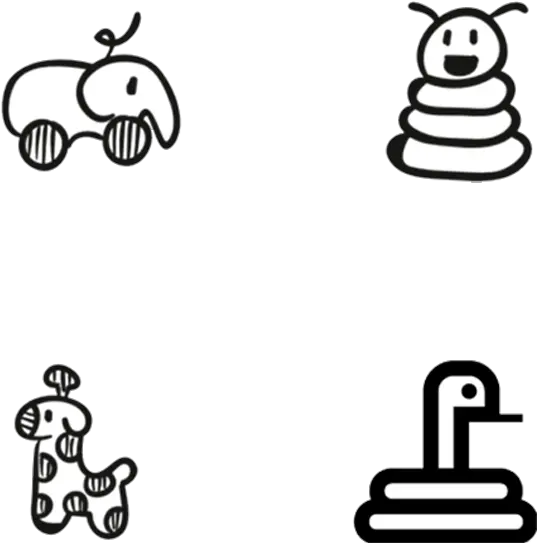 Hand Drawn Animal Doodle Icons Icon Clipart Full Size Elephànt Toy Icon Png Doodle Icon