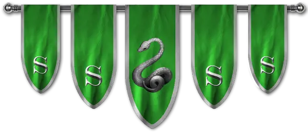 Slytherin House Slytherin Banner Png Slytherin Png