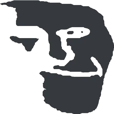 Troll Face Scary Sticker Troll Face Troll Scary Trollface Discord Png Scary Face Icon