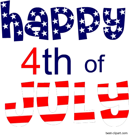 Free Fourth Of July Clip Art Images And Graphics Transparent Happy 4th Of July Png July Png