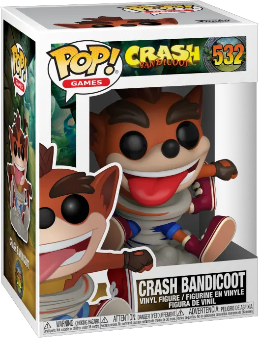 Funko Pop Games Crash Bandicoot S3 Crash Walmartcom Funko Pop Crash Bandicoot Png Crash Bandicoot Transparent
