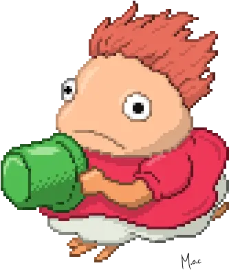 Download Hd Ponyo Png Ponyo Pixel Gif Transparent Png Ponyo Png Pixel Gif Transparent