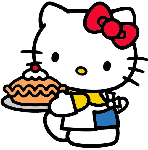 Hello Kitty With Balloons Png
