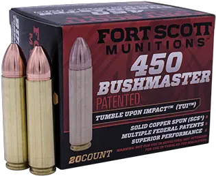 450 Bushmaster Scs Tui 250gr Rifle Ammobulk Ammo Federal 450 Bushmaster Ammo Png Ammo Png