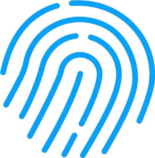 Fingerprint Log Out Logout Icon Clipart Fingerprint Blue Fingerprint Blue Png Logout Icon Transparent