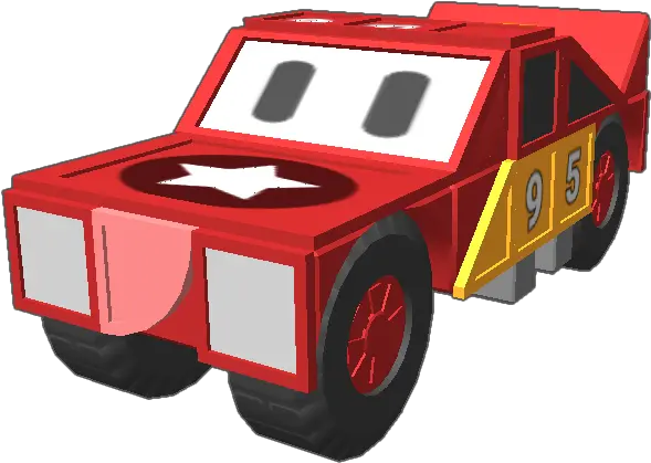 Lightning Mcqueen Meets Blocksworld Model Car Clipart Lightning Mcqueen Crash Clipart Png Lightning Mcqueen Png