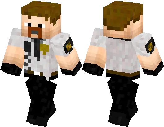 Paul Blart Mall Cop Yandere High School Skin De Minecraft Steve Ninja Png Paul Blart Png