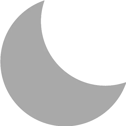Dark Gray Moon 4 Icon Free Dark Gray Moon Icons Moon Icon Png Grey Cresent Moon Icon
