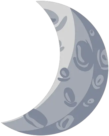 Waxing Crescent Moon Illustration Transparent Png U0026 Svg Crescent Moon Illustration Png Cresent Moon Icon