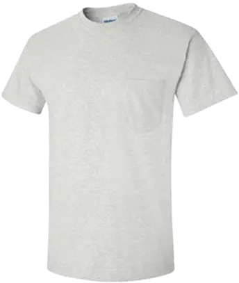 Menu0027s Ultra Cotton Short Sleeve T Shirt With Pocket By Gildan Gildan White T Shirt Png Pocket Png
