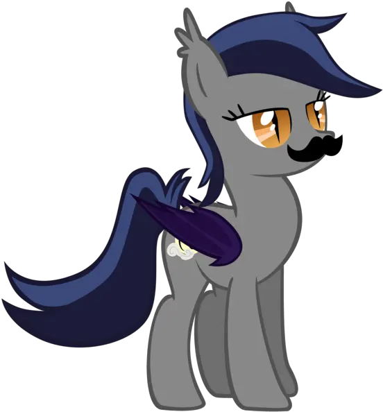 513369 Absurd Res Bat Pony Moustache Moustache Edit Oc Pony Murcielago Png Moustache Transparent Background