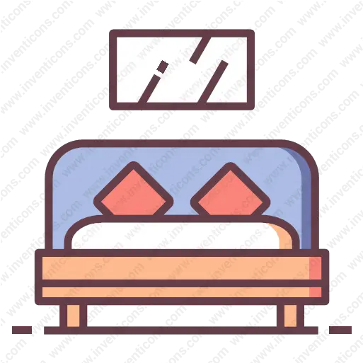 Download Bedroom Vector Icon Inventicons Horizontal Png Bedroom Icon