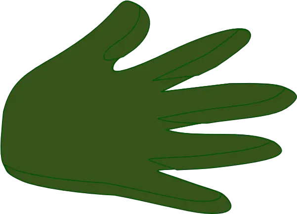 Right Hand Dark Green Clip Art Vector Clip Sign Language Png Left Hand Icon