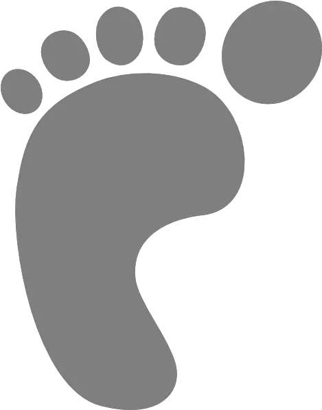 Grey Footprint Clip Art Vector Clip Art Cartoon Foot Print Png Foot Print Png