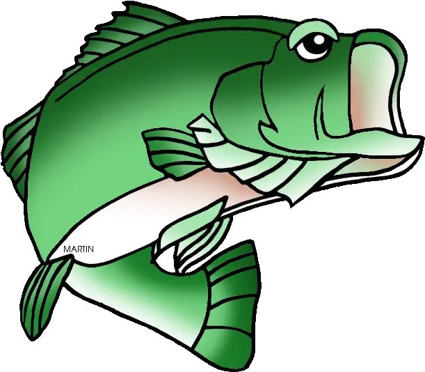 Florida State Freshwater Fish Large Mouth Bass Clipart Png Bass Fish Icon