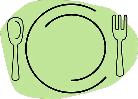 100 Free Fork U0026 Spoon Vectors Pixabay Dinner Plate Clipart Png Fork Plate Icon