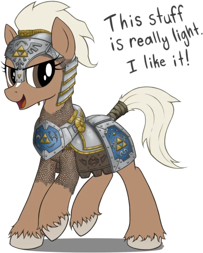 842313 Armor Artistanearbyanimal Crossover Earth Pony Female Mlp Earth Pony Base Png Triforce Transparent Background