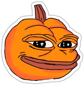 Pumpkin Pepe Pikachu Fictional Characters Pumpkin Pepe Transparent Png Feelsbadman Png