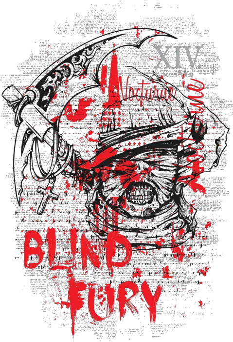Grim Reaper Blind Fury Kids T Shirt Png Grim Reaper Transparent