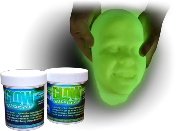 Glow Worm Inthedark Powders Smoothon Inc Smooth On Glow Worm Png Light Glow Png