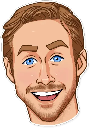 Ryan Gosling Ryan Gosling Cartoon Drawing Png Ryan Reynolds Png