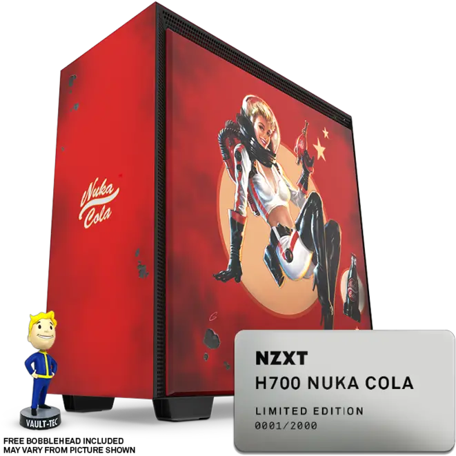 Fallout Nzxt H700 Nukacola Edition Nzxt H700 Nuka Cola Png Nuka Cola Png