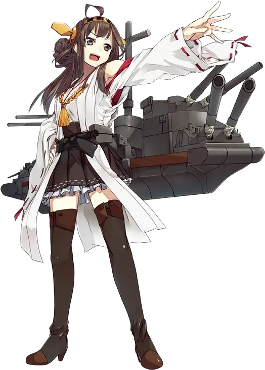 The Disappearance Of Nagato Yuki Chan New Key Visual Kongou Kantai Collection Png Teddyloid Girl! Icon