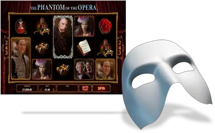 Phantom Of The Opera Slot Game Album Cover Png Phantom Of The Opera Mask Png