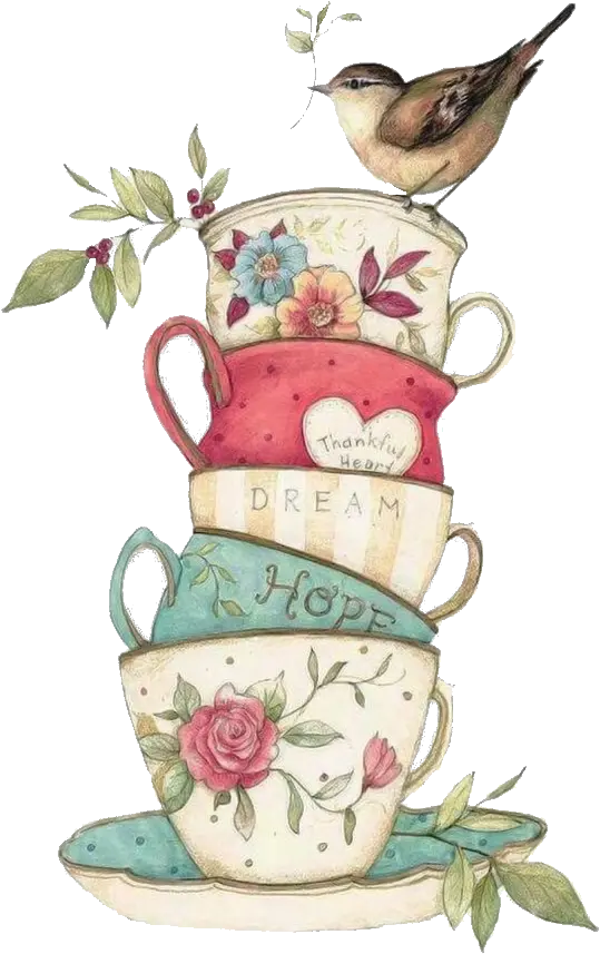 Vintage Tea Cup Png Bule E Xicara Desenho Png Tea Cup Transparent Background