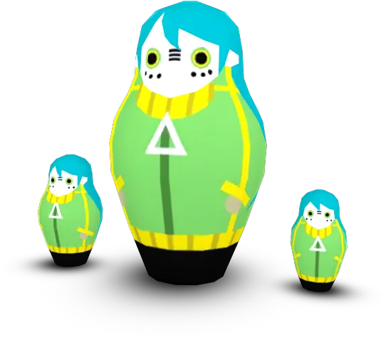 3ds Hatsune Miku Project Mirai 2 Matryoshka Doll The Fictional Character Png Hatsune Miku Logo