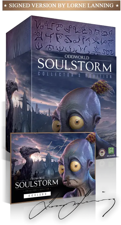 Oddworld Soulstorm U2013 Collectoru0027s Oddition Ps4 Oddworld Soulstorm Edition Pre Order Png Dark Souls Player Icon Ps4