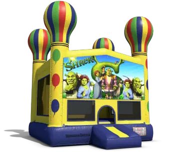 Kangaroo Bounce Balloon Bouncer Shrek Theme Inflatable Png Shrek Png