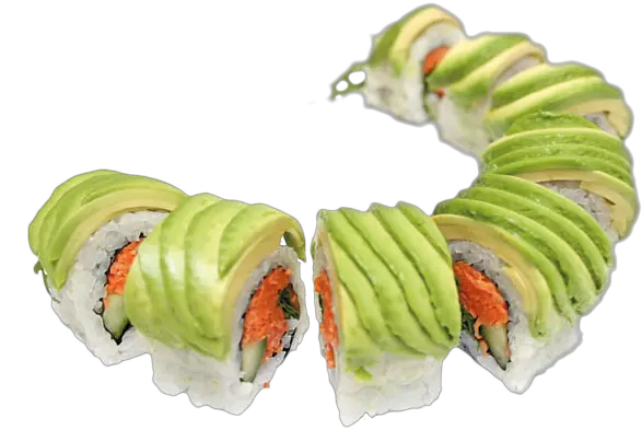 Sushi Identifier Dragon Roll Sushi Transparent Png Sushi Roll Png