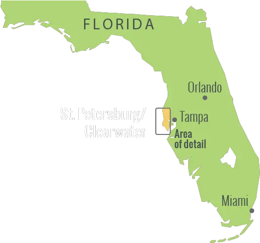 Visit St Petersburg Clearwater Florida Saint Petersburg Florida Map Png Florida Outline Png