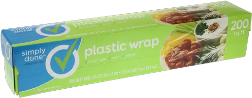 Hy Simply Done Saran Wrap Png Plastic Wrap Png