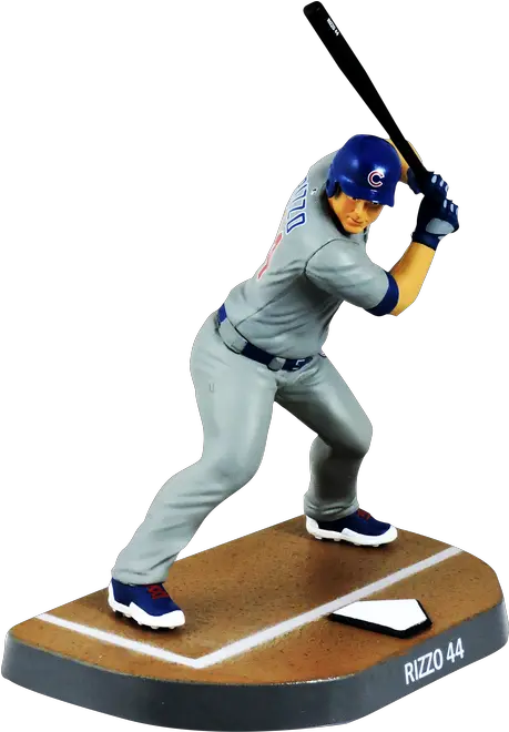Anthony Rizzo Chicago Cubs 2017 Mlb 6 Figure Imports Composite Baseball Bat Png Chicago Cubs Buddy Icon