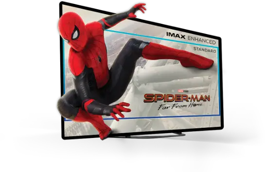 Imax Enhanced By Dts Full Body Images Of Red And Black Homecoming Spiderman Standing Png Marvel Folder Icon