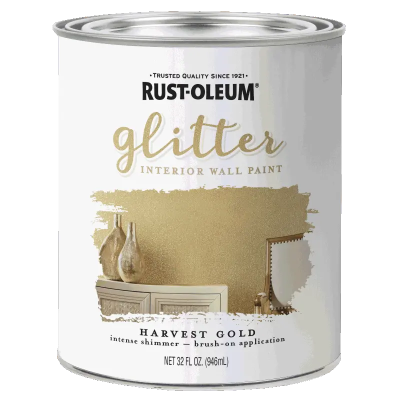 Rust Oleum Glitter Interior Wall Paint Rustoleum Gold Glitter Paint Png Glitter Transparent