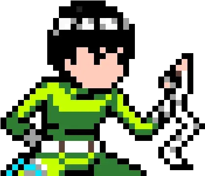 Rock Lee Naruto Cross Stitch Patterns Png Rock Lee Png