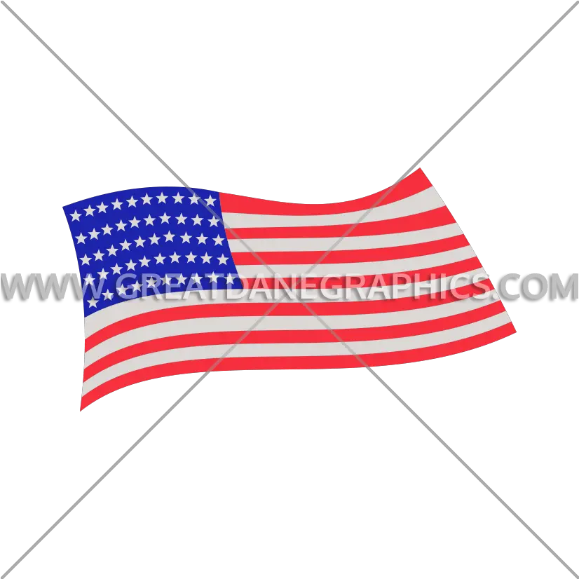 American Flag Png File Wavy American Production Ready Flag Of The United States America Flag Png