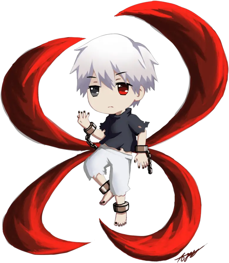 Chibi Kaneki From By Tokyo Ghoul Kaneki Chibi Png Tokyo Ghoul Kaneki Png