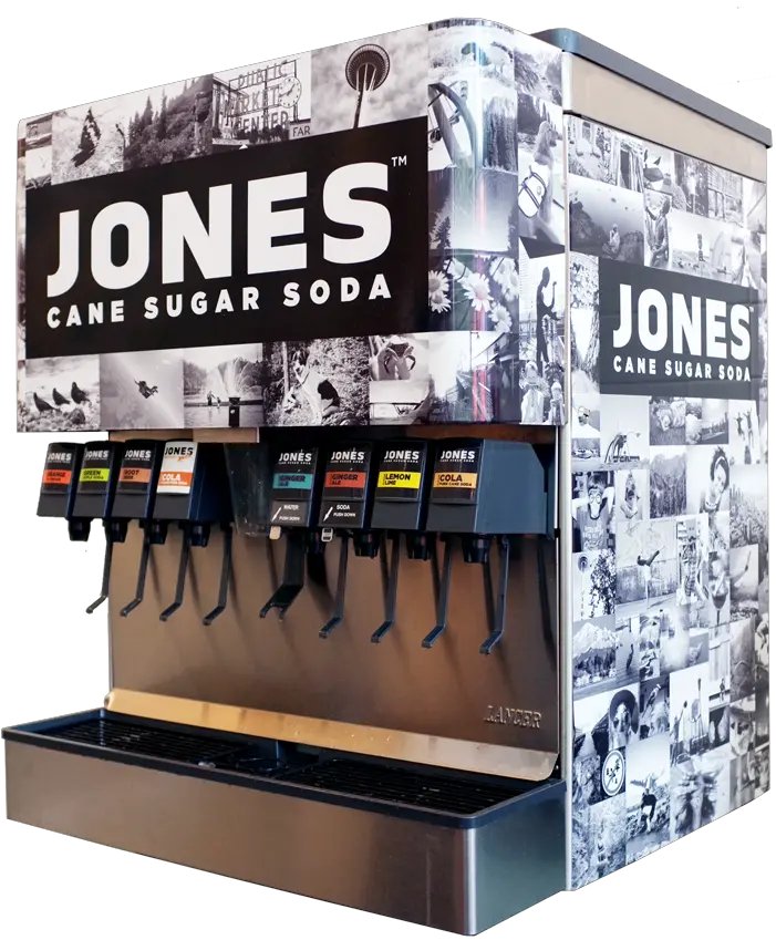 Jones Cane Sugar Fountain Soda Co Jones Soda Fountain Png Fountain Drink Png