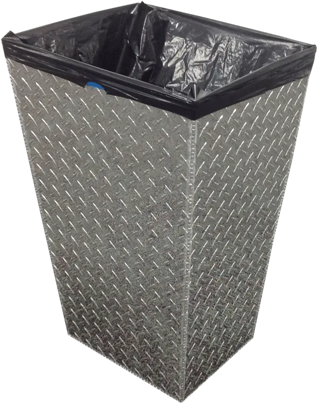 Garage Trash Can Diamond Plate Aluminum Pit Products Laundry Basket Png Trash Can Transparent
